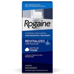 Men's-Rogaine-5%-Minoxidil-Foam-for-Hair-Loss-and-Hair-Regrowth,-Topical-Treatment-for-Thinning-Hair,-3-Month-Supply