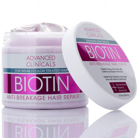 Biotin Anti-Breakage Hair Repair Mask by Advanced Clinicals