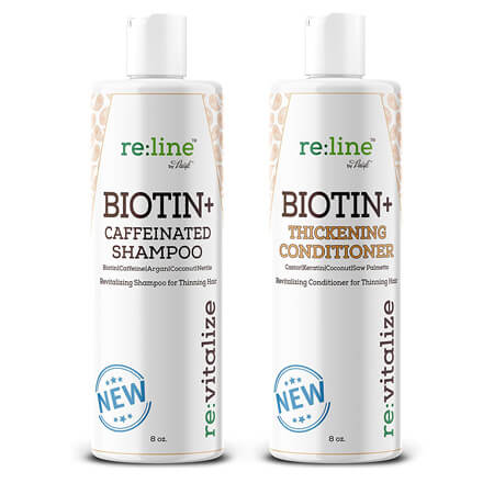 Caffeine and Biotin Shampoo and Conditioner by Paisle