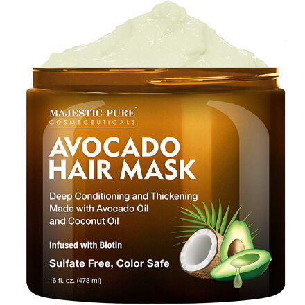 Avocado and Coconut Hair Mask by MAJESTIC PURE