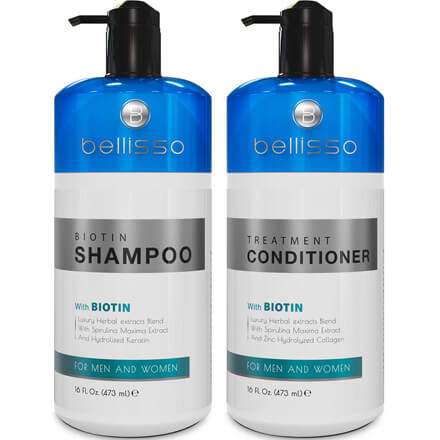 Biotin Shampoo and Conditioner for Hair Growth by Bellisso